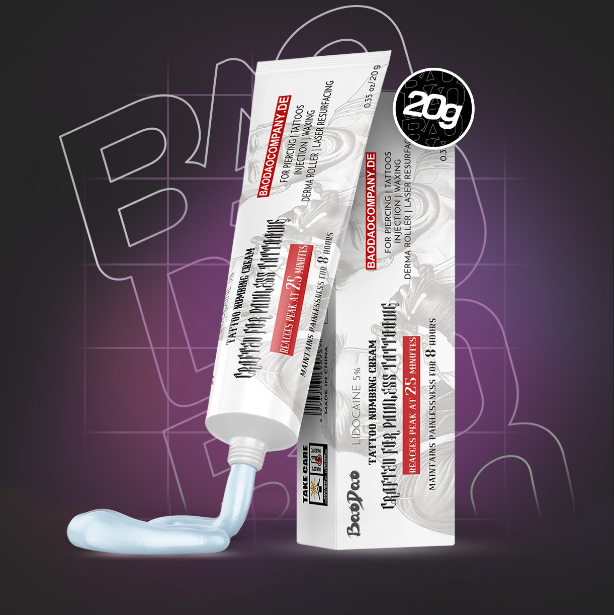 BaoDao Tattoo Numbing Cream