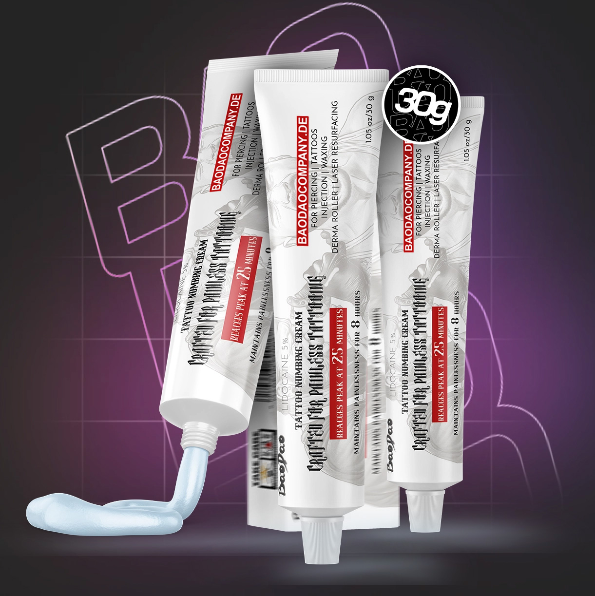 Crema anestetica per tatuaggi BaoDao